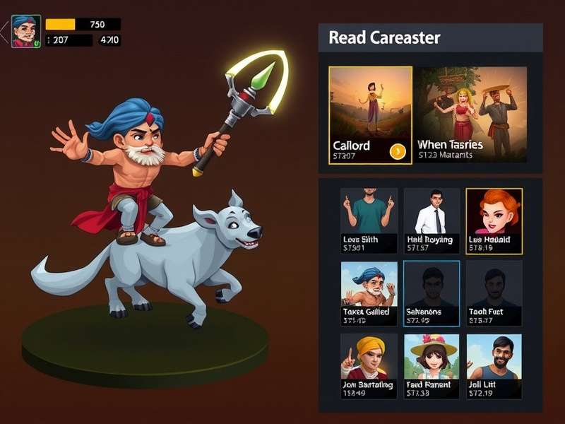 Jharkhandi Jiving Juggernauts character customization screen